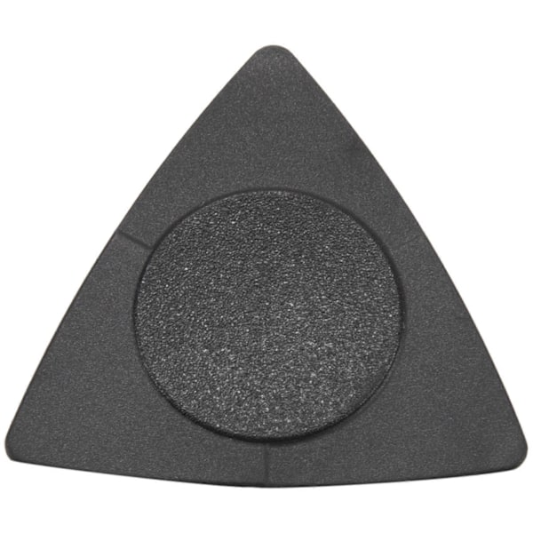 10 st Triangel-gitarrplektrum 1.0 0.75 0.5 mm i PC + ABS Svart