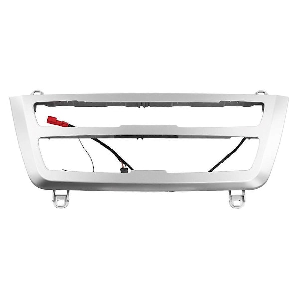 Bil Inner Luftkonditionering A/C Panel Trim med LED Ambient Light för 3-serie F30 F31 320i 340i 2013-2018 Silver
