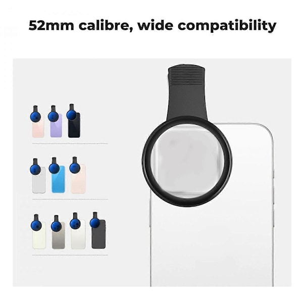 Telefon ND-filter ND2 till ND400 Clip-on Variabelt Neutral Density Filter