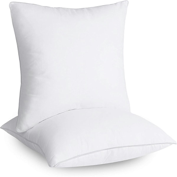 Sängkastkuddar Insats Vit 35 x 35 cm Säng- och soffkuddar - Dekorativa kuddar för inomhusbruk