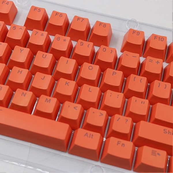 104 st Universal Mekanisk Tangentbord Keycaps PC Bakbelyst Tangentuppsättning (Röd)