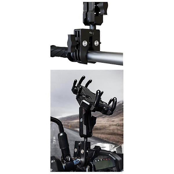 Enkelhuvad Krabbklämma Motorcykelklämma 9cm