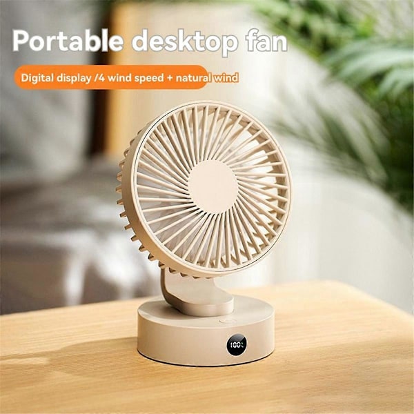 Kesän uusi tuote Kannettava pöytätuuletin Kompakti USB Säädettävä B