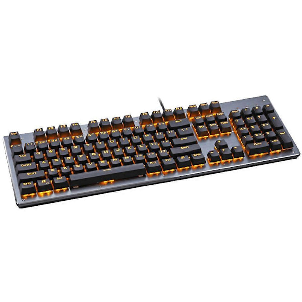 Gamingtangentbord|Kb1000-Mekaniskt Bakgrundsbelyst Grön Axel Trådbundet Tangentbord-Blandad Metall Grå-Grön Axel