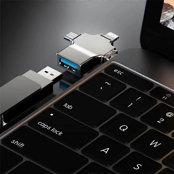 SD-kort Micro-kortadapter 4 i 1 USB 3.0 Micro-SD till kortläsare USB