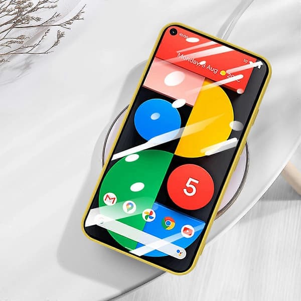 Silikonskal Kompatibelt med Pixel 5 Skal med Snodd