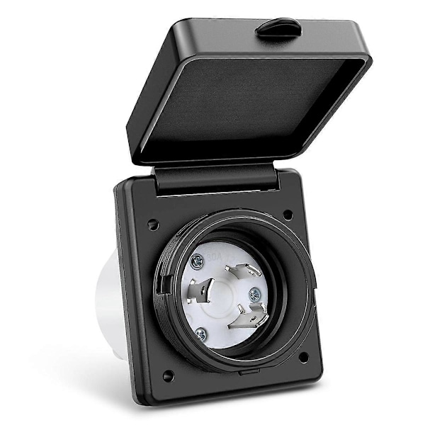 30 AMP RV Landströmsintag 125V Twist Lock-uttag