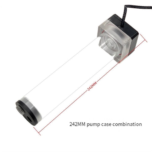 XH500B PC Pump och Vattentank Integrerad Lyft 3,5 Meter Flöde 550L Dator Vattenkylare Inbyggd Avskumningsfunktion 242MM