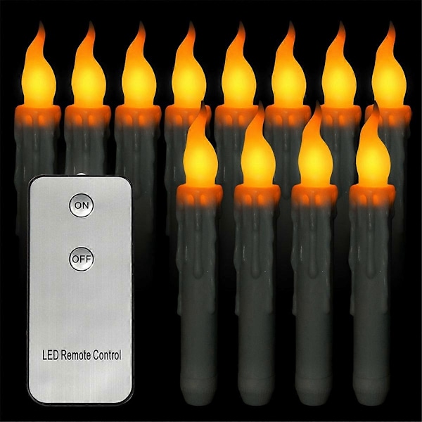 Ljus med fjärrkontroll LED Flamfria Ljus, Varmvitt Blink