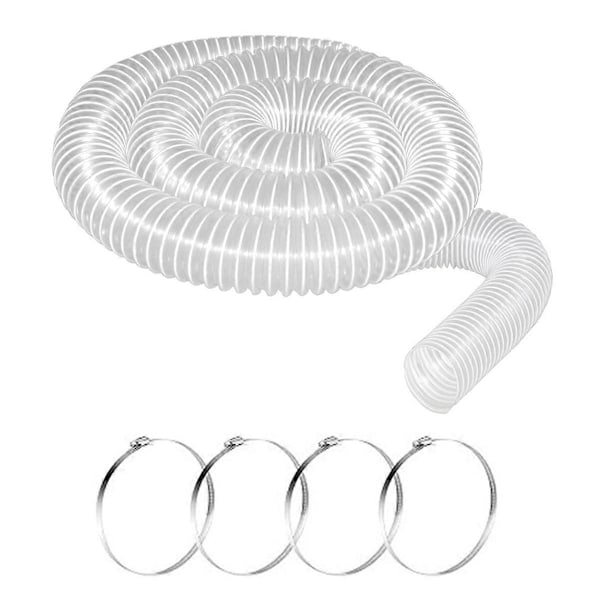 PVC Dammuppsamlingsslang & 2 1/2 tums portar 10 fot, Dammuppsamlingsslang