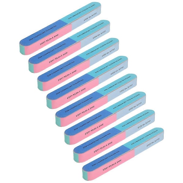 8 st Nagelbuffer Fotbufferblock Döda Hud Kutikula Borttagare Svampfil Nagel Filsblock