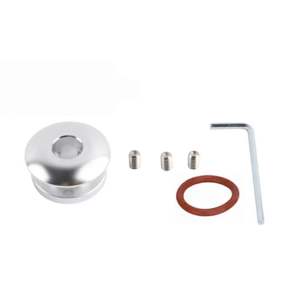 Universal 12mm Växelspaksknopp Damaskhållare Adapter Begränsare Manuell Växelspak Växelspaksknopp Stopp Svart Röd Blå Silver Silver