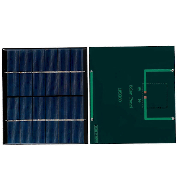 2,5W 6V Mini Polysilicium Solpanel DIY Lille Solcelle Board Modul til Solar Legetøj Lamper