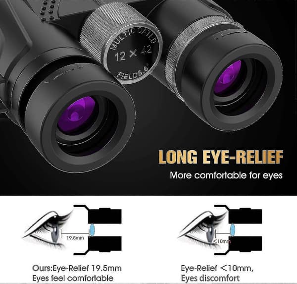 12x42 Ful Kikkert Med Bak4 Prisme Fmc - Ligh