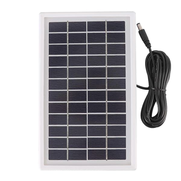 Bærbart solpanel DC 12V 3W Høj konverteringseffektivitet Semi fleksibelt solcellepanel til mobiltelefonbil