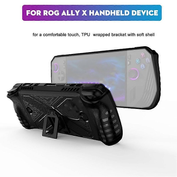 Stativ Skyddsfodral Anti-Repor Konsolskyddsfodral för ROG ALLY X Black