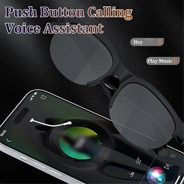 XG88pro Bluetooth Smart Glasögon Hörlurar Ljud Handsfree Samtal