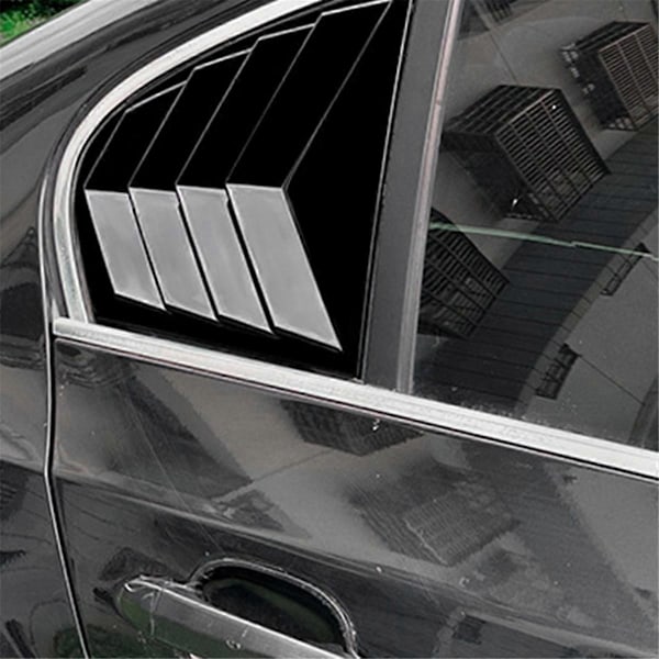 Bakre Fönsterjalusi Kåpa Trim för E60 2004-2010 Blank Svart