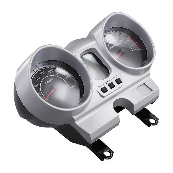 12V Motorcykel Hastighetsmätare LCD Instrumentbräda Varvräknare Tacho för