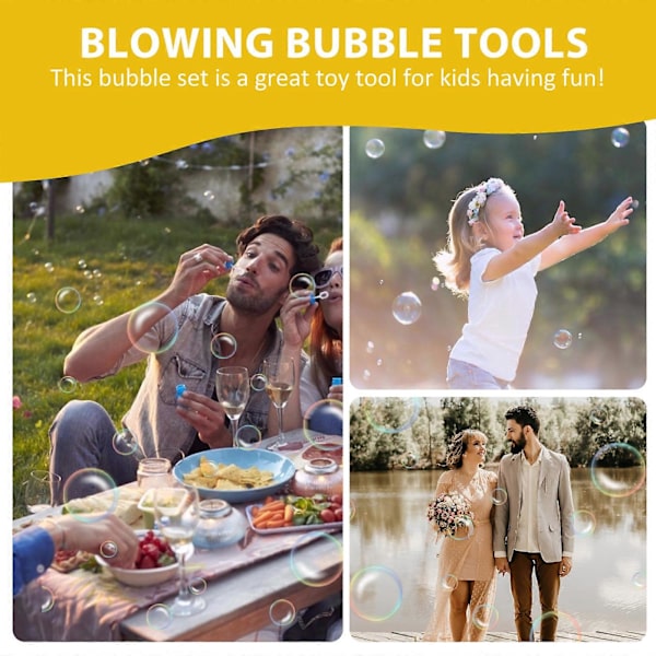 3 st Barn Utomhus Leksats Bubbelstav Födelsedagsfest Bubblor Bubbelblåsare Trollstav Utomhus Bubbelstav Bubbelmaskin Trollstavar