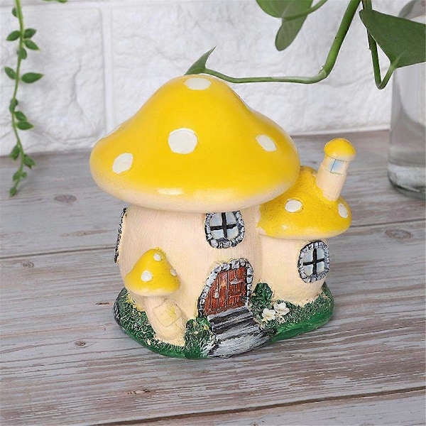 Miniatyrstaty, Harts Fe Trädgård Hus Staty, Orange