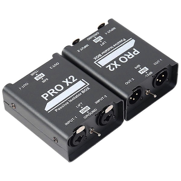 Ny 2-vägs ljudisolator, XLR 6.5, Permalloy-isolator