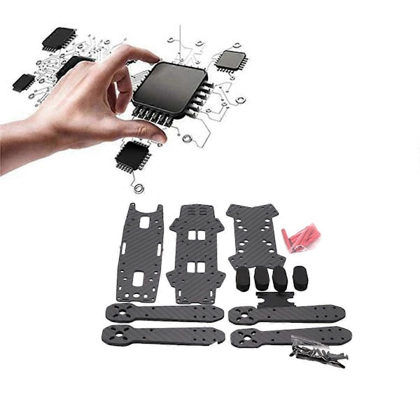 QAV250 V3 Kolfiberram 4- Mini RC Multikopter FPV Quadcopter