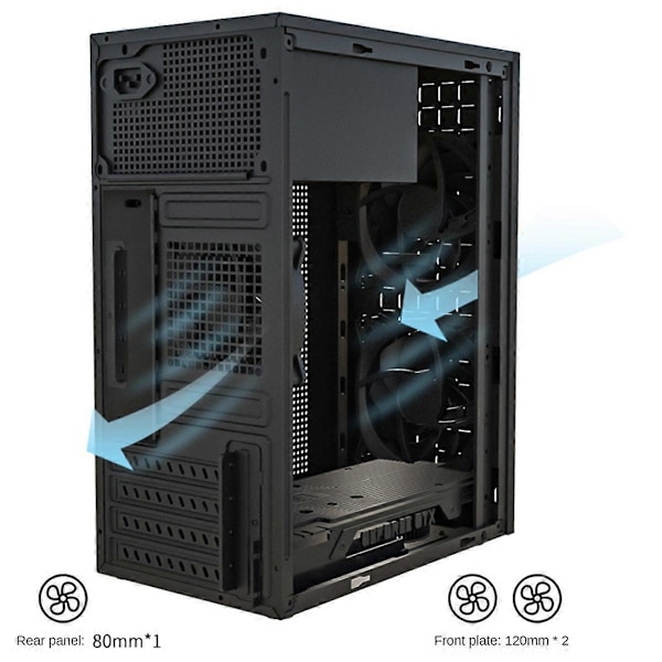 MINI Computer Kabinet M-ATX/ ITX Computer PC USB2.0 Chassis