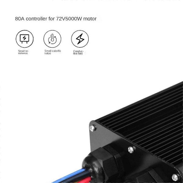 Neliöaaltokontrolleri 48-72V 80A 5000W Sähkölaitteet