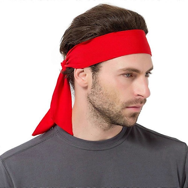 Svettband Hårband Knytband Svettband För Män Kvinnor Barn Flickor Pojkar Atletisk Ninja