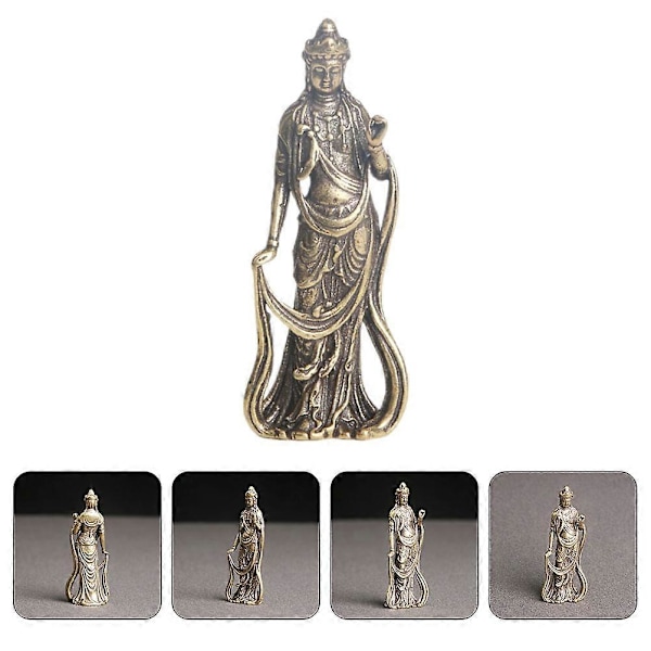Kodintarvikkeet Buddha-hahmot Kojelaudan koristeet Temppeli Munkki Patsas Guanyin Patsas Meditaatiohahmo