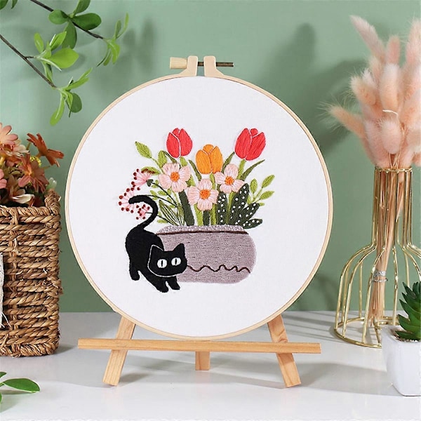 5 Set Broderikit för Vuxna, Broderikit för Nybörjare