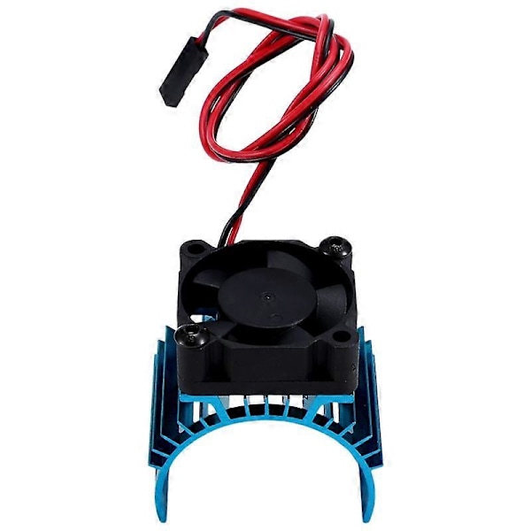 RC Bil 540 550 3650 Borstlös Elektrisk Motor Kåpa Kylfläns Blå