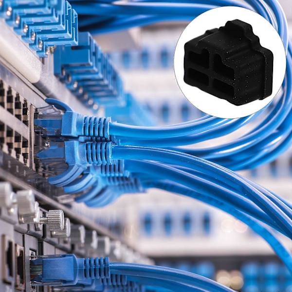 50 st Laptop Skydd Usb Anti Plug Silikon Port Lock Laptop Port Propp Nätverksskydd