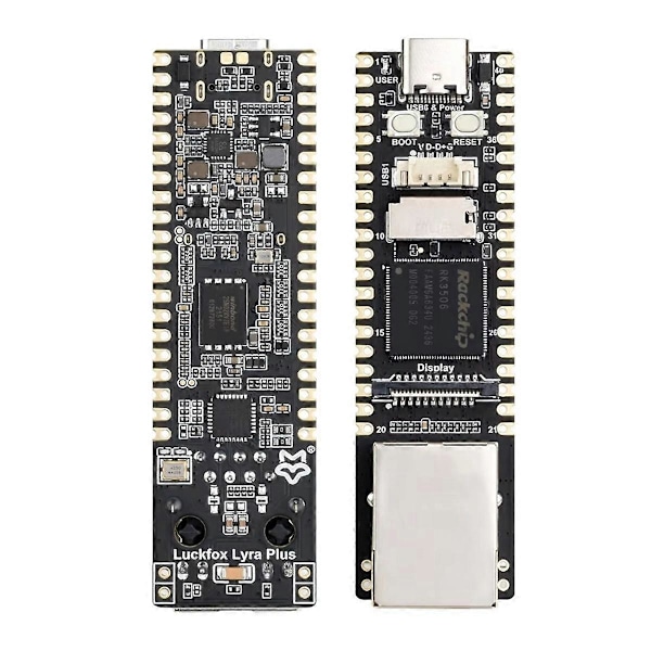 Plus RK3506G2 Miniature Linux Udviklingskort 3-Core -A7 Processor RJ45 Ethernet, B