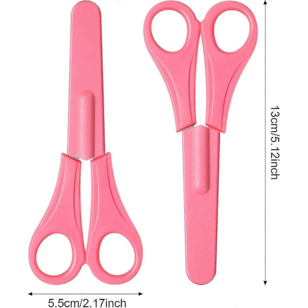 3-pack Barnsäkerhetssax Förskolesax Säkerhetssax För Scrapbooking, A