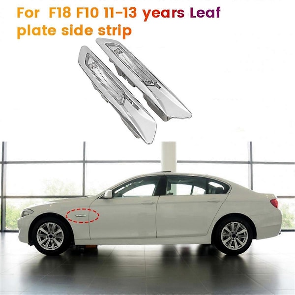 1 par LED sidomarkeringsljus blinkerslampor för F10 F11 F18, A