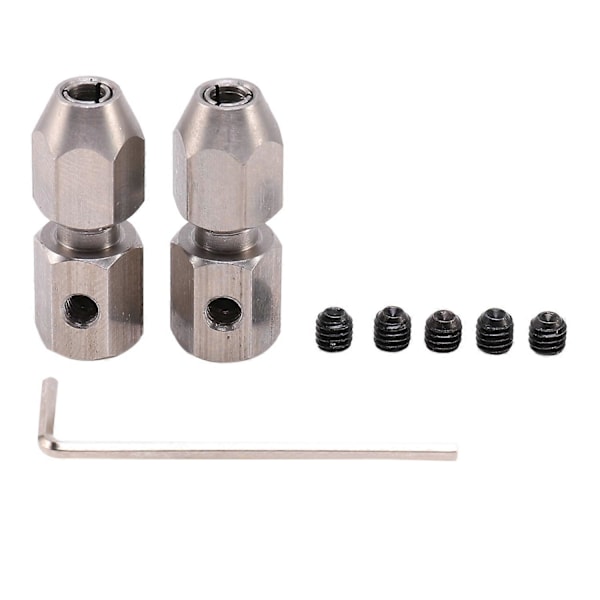 2st RC Båt Flexibel Koppling CNC Flex Collet Kopplare, 3.18X4Mm
