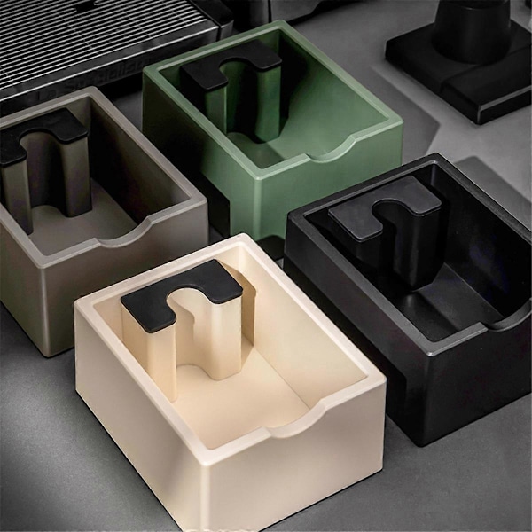 Halkfri Espresso Kaffesump Låda Kaffesump Låda Kaffesump Hink Kaffesump Knock Box Grå