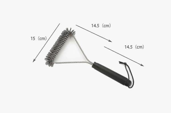 Grillbørste med mindre stål - Grillbørste for grillrist