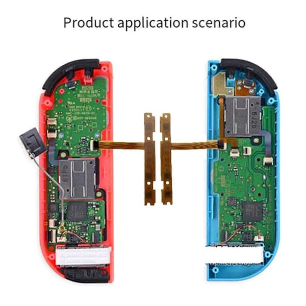 50 st för JoyCon SL Knapp Nyckel Ribbon Flex Kabel