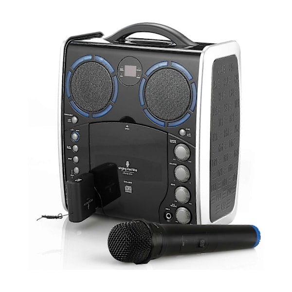Trådløs mikrofon Karaoke Bluetooth-mikrofon, trådløst professionelt håndholdt trådløst mikrofonsystem og modtagersystem, trådløs mikrofon til sang Karao