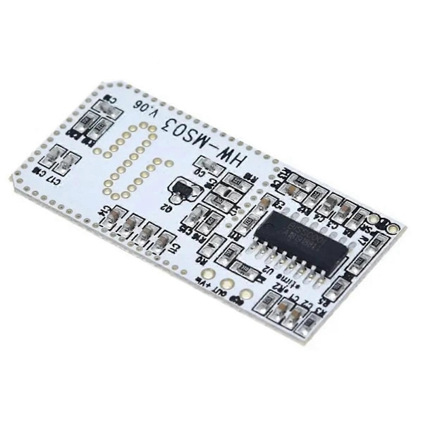 Högpresterande rörelsesensor - MS03 2,4 GHz till 5,8 GHz Mikrovågsradar Människokroppsinduktion PIR-switchmodul för DIY