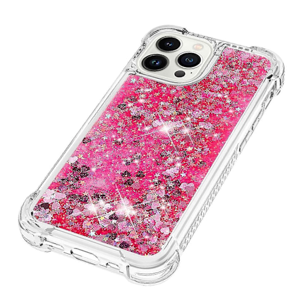 13 Pro Kotelo Glitter Läpinäkyvä Kimalteleva Kiiltävä Bling Kirkas Virtaava Suojus Tpu Silikoni -