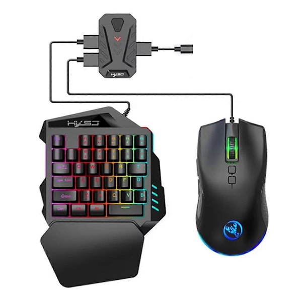 P8 Trådbundet Gaming Tangentbord Mus Kombinationsomvandlare