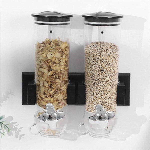 Matburk Dispenser Säker Lufttät Hög Kapacitet Spannmål Cereal Hink Dispenser för Kök Matförvaring Cereal Hink C