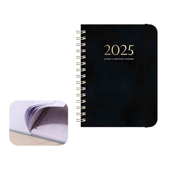 2025 Kalender 140 Sider Notesbog Dagbog Kalender (2025.1-2025.12)