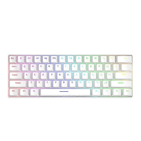 Kontorstillbehör Gaming Tangentbord Vit Röd Axis