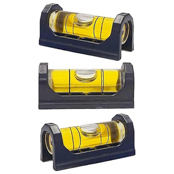 3 stk. Vatterpas med magnetisk boble