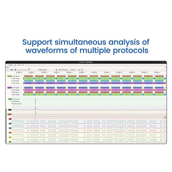 SLogic Combo 8 Slogic Analysator DAPLink CKLink Debugger Verktyg Vit